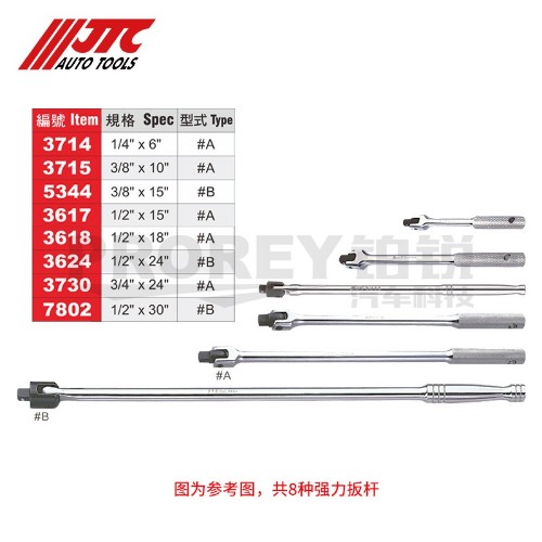 JTC7802 1/2英寸X30英寸 強(qiáng)力扳桿