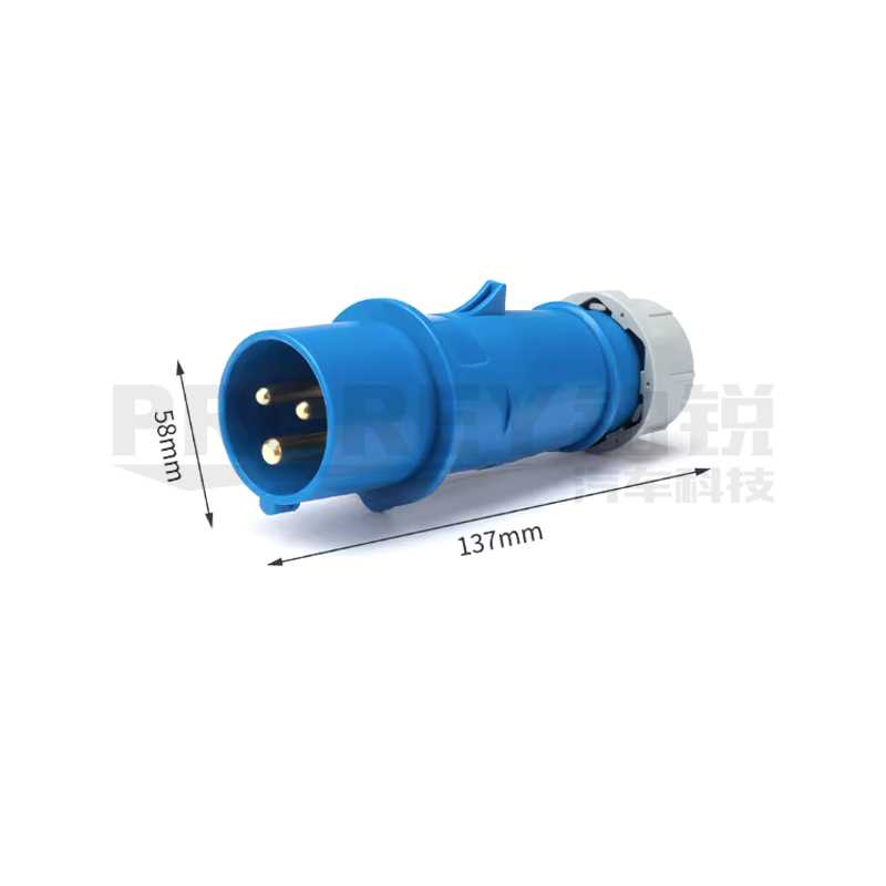 正泰 220V 16A 航空級工業(yè)三芯插頭